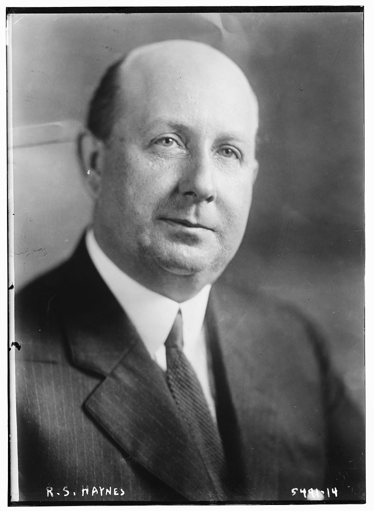 Portrait of a man labeled R.S. [i.e. A.] Haynes.